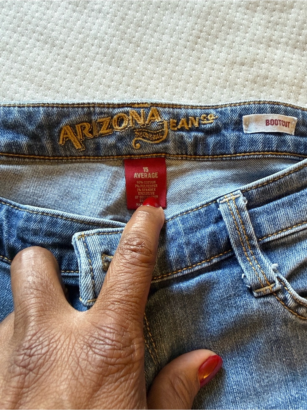 Arizona Jean Company Light Blue Bootcut Jeans